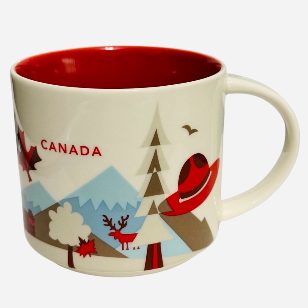 Starbucks Mug You Are Here Collection CANADA 14 oz Coffee Cup 2017